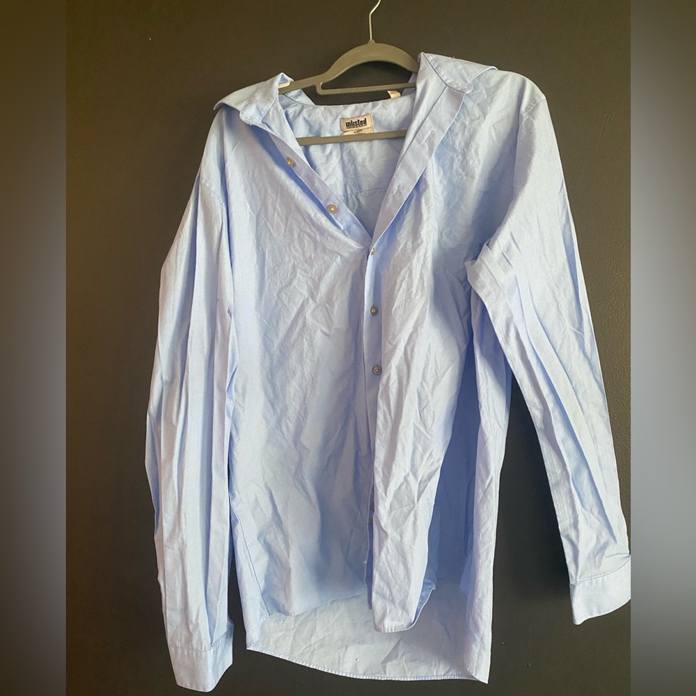Whistles Sky Blue Long Sleeve Shirt